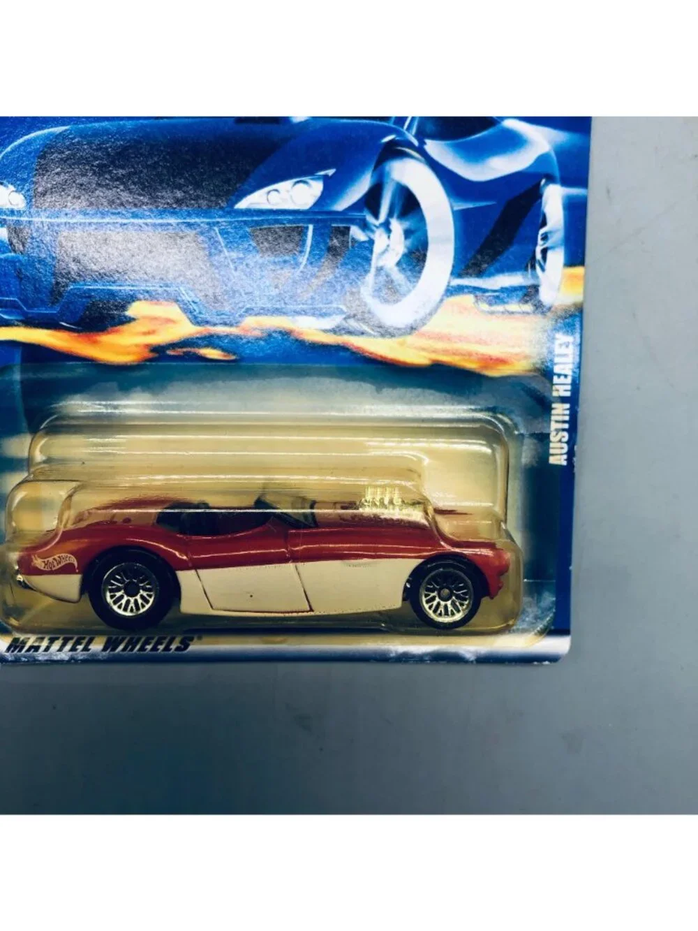 Hot Wheels Austin Healey collector 167 Mattel wheels 2000 red new READ